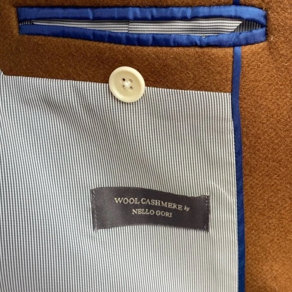 J.Crew Double-Breasted Long Wool-Cashmere Coat Topcoat 6 6P
